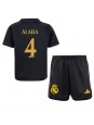 Real Madrid David Alaba #4 Kolmaspaita Lasten 2023-24 Lyhythihainen (+ shortsit)